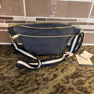 Laundry by Shelli Segal Waist Bag Navy Blue NWT